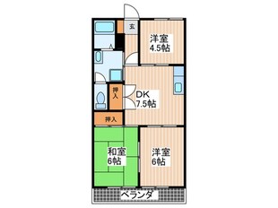 ソフィアコート古江西町の物件間取画像